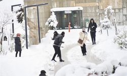 Sinop Üniversitesi'nde eğitime kar engeli