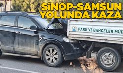 Üç aracın karıştığı kazada 1 kişi yaralandı