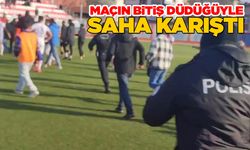 Sinopspor maçında tansiyon yükseldi