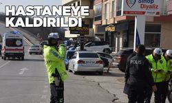 Sinop'ta devrilen motosikletin sürücüsü yaralandı