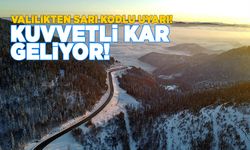 Meteorolojiden sarı kodlu uyarı