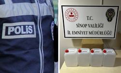 Sinop’ta kaçak alkol operasyonu