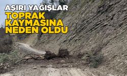 Sinop'ta köy yolu ulaşıma kapandı