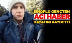 Sinoplu genç yaşamına son verdi