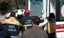 Ordu’da çocuk futbolcuları taşıyan minibüs kaza yaptı