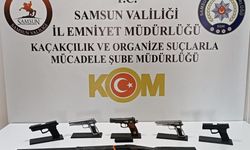 Samsun’da kaçak silah operasyonu