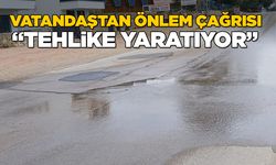 Sinop’ta taşan rögar tehlike yaratıyor