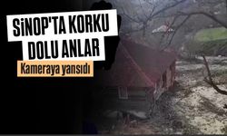 Korku dolu anlar Sinop’ta kaydedildi