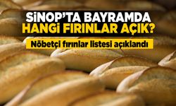 Bayramda hizmet verecek fırınlar açıklandı