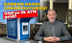 Sinop OSB'ye ilk ATM geldi