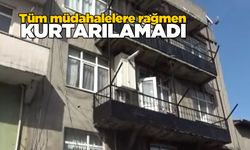 Üçüncü kattan düşen şahıs hayatını kaybetti