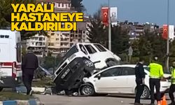 Sinop’ta iki otomobil çarpıştı