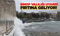 Sinop’a fırtına uyarısı yapıldı