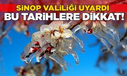 Sinop’a zirai don uyarısı yapıldı