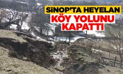 Sinop’ta bir köy yolu ulaşıma kapandı