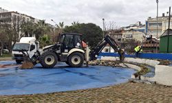 Sinop Aşıklar basketbol sahası yenileniyor