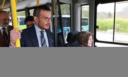 İlk kadın halk otobüsü şoförü Tokat'ta göreve başladı
