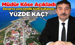 Yeni kimlik kartı Sinop'ta benimsendi