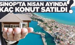 Sinop’ta Nisan ayında kaç konut satıldı?