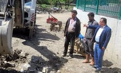 İl Genel Meclis Üyesi Karakurt devam eden projeleri inceledi