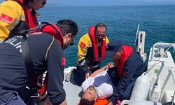 Sinop’ta deniz üzerinde acil tahliye tatbikatı yapıldı