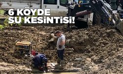 Sinop’ta 6 köy 2 gün boyunca susuz kalacak
