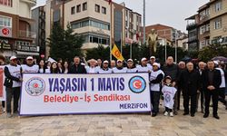 Amasya'da 1 Mayıs Emek ve Dayanışma Günü kutlandı