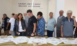 "Yazmanın İzinde" taş baskı sergisi açıldı