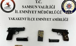 Samsun'da silah kaçakçılığı operasyonu: 2 kişi yakalandı