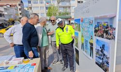 Trafik ekipleri, vatandaşları bilgilendirdi