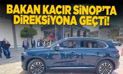 Bakan Kacır, Sinop'a kendi kullandığı TOGG ile girdi!