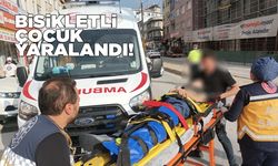 Sinop’ta bisikletli çocuğa otomobil çarptı
