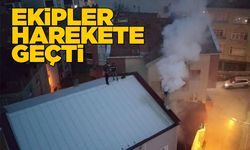 Sinop'ta çıkan baca yangını korkuttu