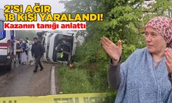 Sinop’taki korkunç kazanın tanığı o anları anlattı