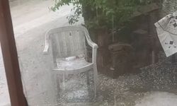 İlçede dolu etkili oldu