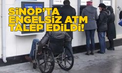 Sinoplu engelli vatandaştan ATM tepkisi