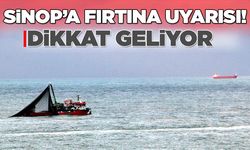 Dikkat! Sinop'a fırtına uyarısı yapıldı