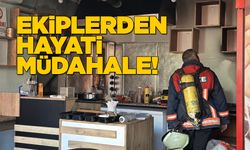 İş yerinde korkutan yangın