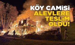 Kastamonu’da çıkan yangında ev ve cami yandı