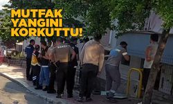 Mutfak yangınına hızlı müdahale