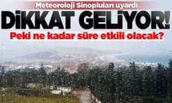 Sinop’a gök gürültülü sağanak yağış uyarısı