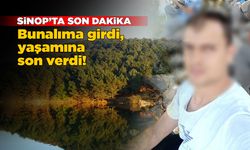 Sinop’ta bir kişi kendini ağaca astı