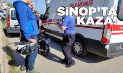 Sinop’ta minibüs ile motosiklet çarpıştı