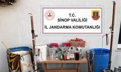Sinop'ta sahte alkol üretip satan şahıslar yakalandı