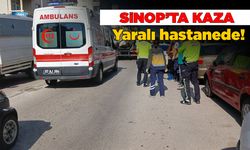 Sinop'ta zincirleme trafik kazası: Yaralı hastanede!