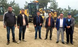 Yol çalışmaları yerinde incelendi