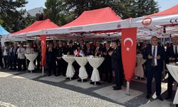 Çorum'daki bayramlaşmada Filistinliler için dua edildi
