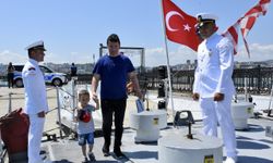 TCSG-87 gemisi Samsun'a ziyaretçilerini ağırlıyor