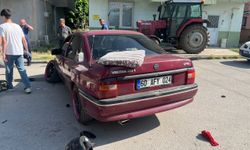Tokat'ta otomobil ile motosiklet çarpıştı: 2 yaralı