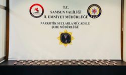 Motosiklette çok sayıda sentetik hap ele geçirildi